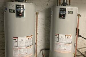 Water heater in basement